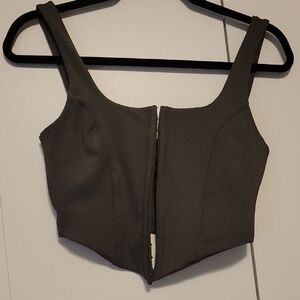 Dark Green Corset Tank